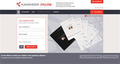 Desktop Screenshot of kawneer-online.com